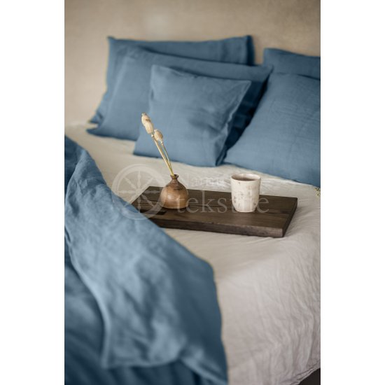 Linen bedding BLUE